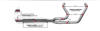 Union 2-1 Black Full Exhaust - 95-16 H-D Touring