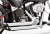 Amendment Chrome Full Exhaust - For 08-11 Harley Davidson FXC