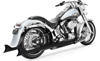 32" Sharktail Black Full Exhaust - For 97-06 Harley Davidson FLS FXS 32" Sharktail Black Full Exhaust - For 97-06 Harley Davidson FLS FXS