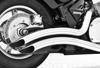 03-09 Honda VTX1300C VTX1300R VTX1300S Sharp Curve Radius Chrome Exhaust 03-09 Honda VTX1300C VTX1300R VTX1300S Sharp Curve Radius Chrome Exhaust