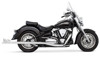 39" Sharktail True Dual Full Exhaust - Yamaha Road Star 39" Sharktail True Dual Full Exhaust - Yamaha Road Star