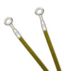 Gold Stainless Steel Front Brake Line Kit - 3 Lines - For 91-97 Yamaha TDM850