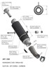GP Corsa Carbon Fiber Slip On Exhaust Muffler - For 16-18 Honda CB500F & CBR500R