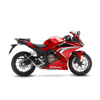 GP Corsa Evo Carbon Fiber Slip On Exhaust Muffler - For 18-23 Kawasaki Ninja 400 & Z400