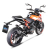 Leo Vince GP One Slip-On Exhaust Muffler Black Stainless Fits 17-20 KTM RC390