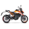 Leo Vince GP One Slip-On Exhaust Muffler Black Stainless Fits 17-20 KTM RC390