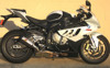 Titanium Slip On Exhaust CF Cap - For 10-14 BMW S1000RR