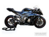 Carbon & Titanium Slip On Exhaust w/ Link Pipe - For 11-15 Kawasaki ZX-10