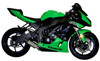 Titanium Slip On Exhaust w/ Link Pipe - For 09-25 Kawasaki ZX6R