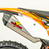 Titanium Diamond Slip On Exhaust - For 07-16 KTM/HUS 250-500