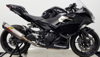 Titanium Slip On Exhaust - For 18-23 Kawasaki Ninja 400