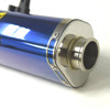 Titanium EleckTricK bLUE Slip On Exhaust - For 06-20 Yamaha R6