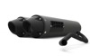 Performance Blackout Dual Full Exhaust Center Mount - For 12-16 Can-Am Renegade 500-850 Performance Blackout Dual Full Exhaust Center Mount - For 12-16 Can-Am Renegade 500-850