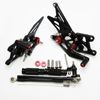 MGP Black Adjustable Rear Sets - 07-16 Honda CBR600RR