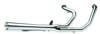 Supermeg 2-1 Chrome Exhaust System - For 07-11 Softail