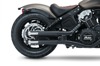 Crusher Maverick Black Slip On Exhaust - 15-19 Indian Scout Crusher Maverick Black Slip On Exhaust - 15-19 Indian Scout