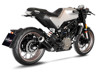 GP One Slip On Exhaust - Black - For 20-23 Husqvarna Svartpilen/Vitpilen 401
