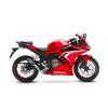LV-10 Carbon Fiber Slip On Exhaust - For 19-23 Honda CB500F/X CBR500R