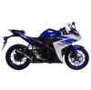 LV Pro Carbon Fiber Slip On Exhaust Muffler - For 15-20 Yamaha YZF-R3 YZF-R25 MT-03 MT-25