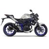 LV Pro Carbon Fiber Slip On Exhaust Muffler - For 15-20 Yamaha YZF-R3 YZF-R25 MT-03 MT-25