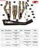 Black GP19 Full Exhaust - For 09-25 Kawasaki ZX6R