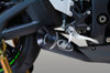 GP19 Black Slip On Exhaust w/Link Pipe - For 21-25 Kawasaki ZX10R