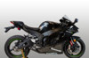 GP19 Black Slip On Exhaust w/Link Pipe - For 21-25 Kawasaki ZX10R
