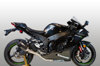 Tech1 Carbon Fiber Slip On Exhaust w/ Titanium Link Pipe - For 21-25 Kawasaki ZX10R