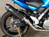 Race Mount Carbon Fiber Full Exhaust w/ Stainless Tubing - For 04-10 Suzuki SV650 Race Mount Carbon Fiber Full Exhaust w/ Stainless Tubing - For 04-10 Suzuki SV650