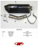 MC36 Carbon Fiber Slip On Exhaust - For 15-21 Suzuki GSXS750