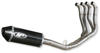 Carbon Fiber Full Exhaust w/ Stainless Tubing - For 07-08 Suzuki GSXR1000 Carbon Fiber Full Exhaust w/ Stainless Tubing - For 07-08 Suzuki GSXR1000