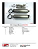 Titanium Dual Slip On Exhaust - For 07-08 Yamaha R1