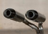 Carbon Fiber Dual Slip On Exhaust w/ Link Pipe - For 07-08 Yamaha R1