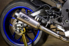 GP2 Titanium 3/4 Slip On Exhaust w/ Titanium Megaphone Muffler - For 15-23 Yamaha YZF R1