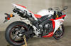 Carbon Fiber Dual Slip On Exhaust w/ Link Pipe - For 09-14 Yamaha R1