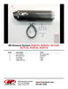 Carbon Fiber Bolt On Exhaust Muffler - For 04-05 Suzuki GSXR600