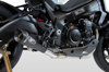 GP19 Full Exhaust - Black Muffler w/ Stainless Steel Head Pipes - For 16-24 Suzuki GSXS1000 & 20-24 Suzuki Katana