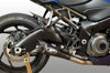 GP19 Full Exhaust - Black Muffler w/ Stainless Steel Head Pipes - For 16-24 Suzuki GSXS1000 & 20-24 Suzuki Katana