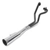 2-1 Chrome Black Megaphone Full Exhaust - Kawasaki KZ400 & KZ440 2-1 Chrome Black Megaphone Full Exhaust - Kawasaki KZ400 & KZ440
