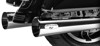 4" Ness Megacone Slip-On Exhaust Chrome/Black - For 95-16 Harley Touring 4" Ness Megacone Slip-On Exhaust Chrome/Black - For 95-16 Harley Touring