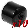 10 Pack: Black Oil Filters 10 Pack: Black Oil Filters