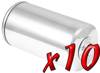 10 Pack: Chrome Oil Filters 10 Pack: Chrome Oil Filters