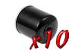 10 Pack: Black Oil Filters 10 Pack: Black Oil Filters