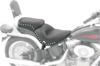 Concho Skirt Studded Naugahyde 2-Up Seat - For 06-17 Harley Softail Concho Skirt Studded Naugahyde 2-Up Seat - For 06-17 Harley Softail