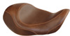 Tripper Plain Synthetic Leather Solo Seat Brown - For 06-17 Harley Dyna Tripper Plain Synthetic Leather Solo Seat Brown - For 06-17 Harley Dyna