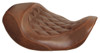Tripper Diamond Synthetic Leather Solo Seat Brown - For 06-17 Harley Dyna Tripper Diamond Synthetic Leather Solo Seat Brown - For 06-17 Harley Dyna