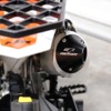 Pro Moto Billet Side Shooter Exhaust End Cap Black Fits 19-24 KTM/GG/HQV 4T