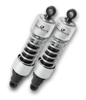 412 Chrome Heavy Duty 13.5" Shocks - For 14-20 Harley Davidson Street 500/750