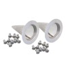 Dual Spark Arrestor Muffler End Caps - For 17-20 Honda CRF450R