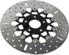 5-Button Black Chrome Floating Brake Rotor - Harley XL1200 R/C 5-Button Black Chrome Floating Brake Rotor - Harley XL1200 R/C